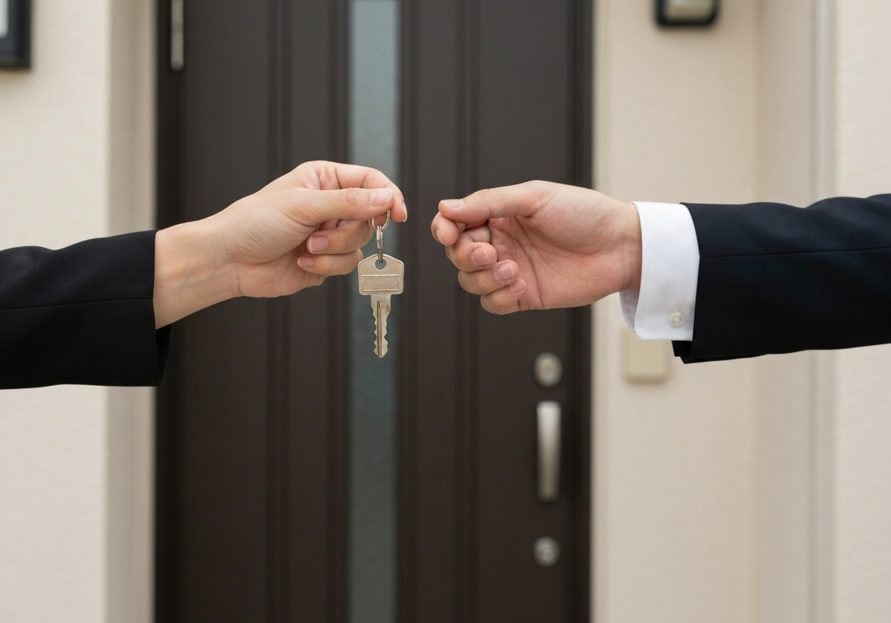 個人契約から法人契約へ賃貸契約を切り替える手続きのイメージ